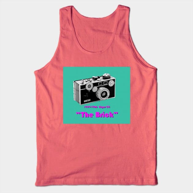 Argus C 3 The Brick Tank Top by Classic Photo Tease